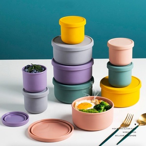 Boîte de Rangement Scellée <span class=keywords><strong>en</strong></span> <span class=keywords><strong>Silicone</strong></span> de Qualité Alimentaire <span class=keywords><strong>en</strong></span> Gros d'Usine, Boîte à Déjeuner, Bento <span class=keywords><strong>en</strong></span> <span class=keywords><strong>Silicone</strong></span> pour Aliments et Snacks pour Bébé - Product Image 2