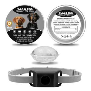 <span class=keywords><strong>Collier</strong></span> anti-puces, anti-tiques et anti-lentes pour chiens et chats, taille réglable, universel, toutes saisons, avec lettres décoratives - Product Image 4