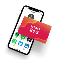 Format NDEF inscriptible URL programmable sans contact NFC carte de visite numérique NFC 213 215 216 cartes