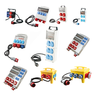 Hộp Phân Phối Điện Di Động Ngoài Trời 16A 6Way, Bảng Phân Phối IP44 MCB - Product Image 1