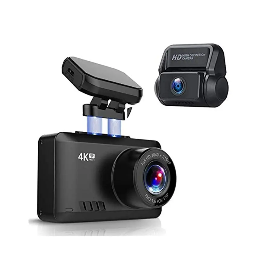Kamera Perekam Video Mobil, Kamera Perekam Video Otomatis HD 4K HD 2.45 Inci Penglihatan Malam Super