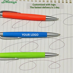 批发廉价商品广告橡胶促销笔带塑料促销个性化促销圆珠笔定制标志礼品 - Product Image 4