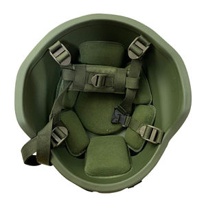 หมวกนิรภัยทางยุทธวิธีน้ำหนักเบาสำหรับกิจกรรมกลางแจ้ง MICH2000-PE วัสดุคอมโพสิต PE สีดำ/เขียว/ทราย น้ำหนัก 1600 กรัม แบบมีร่อง - Product Image 2