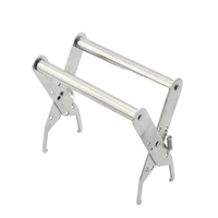 CHINABEES Support de cadre de ruche d'abeille Capture Grip Accessoire d'apiculture Protéger la piqûre d'abeille en acier inoxydable Pince de capture Apiculture Eq