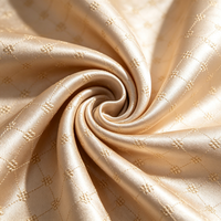 Tissu Jacquard Dobby 100% Polyester en Gros d'Usine, 75D, Toucher Métallique Doux, Largeur 58/60 pouces, pour Doublure de Boîte à Bijoux et Emballage