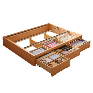 <span class=keywords><strong>Letto</strong></span> in Legno Massello Stile Nordico, <span class=keywords><strong>Letto</strong></span> in Faggio per Camera da <span class=keywords><strong>Letto</strong></span>, Tatami Senza <span class=keywords><strong>Testiera</strong></span> con Cassetto Portaoggetti - Product Image 6
