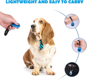 Pet <b>Dog</b> Training <b>Button</b> Clicker Kit Custom Clike Sound With Wrist Strap Animal Behavior Aids - Product Image 5
