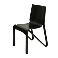 Chaise de salle à manger empilable en bois massif, design moderne et épuré, style Wabi-sabi, pour salon de thé et café