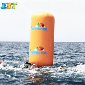 Grande <span class=keywords><strong>bouée</strong></span> flottante cylindrique <span class=keywords><strong>gonflable</strong></span> de <span class=keywords><strong>bouée</strong></span> de natation de marqueur de course d'eau pour l'événement de sport de natation - Product Image 3