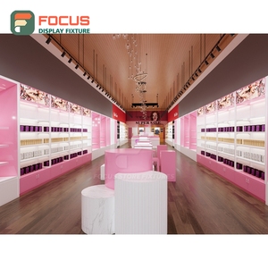 Custom Hair Extension Display Counter Glass Top Lockable Drawer Multi Shelf Display Counter Cabinet - Product Image 3