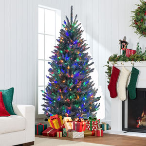 Yiwu Shengxue Árbol de Navidad artificial 6.5ft Árbol de <span class=keywords><strong>abeto</strong></span> <span class=keywords><strong>azul</strong></span> nórdico con luz centelleante LED 2 en 1 - Product Image 1