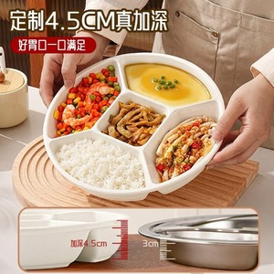 Plateau de cuisson vapeur en céramique personnalisé à cinq compartiments, compatible micro-ondes, pour la cuisson vapeur des aliments pour bébés, grille de cuisson vapeur de qualité alimentaire, tout-en-un - Product Image 3