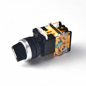 LAY38-11X/2C LAY38-20X/3C dài tay Selector chuyển 22mm 2 position1no + 1NC 3 vị trí 2NO chuyển đổi quay - Product Image 2