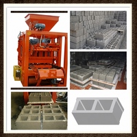 Machine à fabriquer des briques en béton QT4-24, moule à blocs personnalisé, machine à fabriquer des blocs hydrauliques pour les projets en Afrique