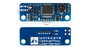 เซ็นเซอร์วัดการเคลื่อนที่ด้วยแสงและไลดาร์ MATEKSYS Matek รุ่น 3901-L0X โมดูล INAV สำหรับตัวควบคุมการบิน F4 F7 F405 สำหรับโดรนแข่ง RC - Product Image 2