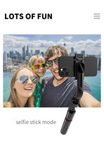 Produk baru L12 Tripod berdiri Mini dengan 360 Harga rotasi grosir tongkat Selfie portabel untuk telepon untuk siaran langsung kamera