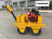 TV Mini rouleau compresseur vibrateur compacteur vente à main Changfa moteur diesel rouleau d'asphalte rouleau compresseur