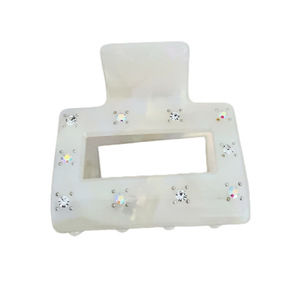 Pince à <span class=keywords><strong>cheveux</strong></span> BELLE WORLD personnalisable en acétate dégradé sirène, taille moyenne, style coréen élégant, pince requin de luxe pour <span class=keywords><strong>femme</strong></span> - Product Image 5