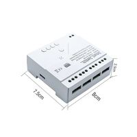 Module de relais de contrôle d'accès 4 canaux Tuya Wifi Zigbee 433 MHz AC250V DC32V à commande ponctuelle, auto-bloquant et interverrouillable