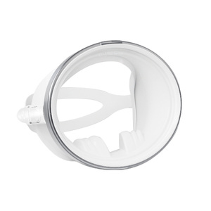 หน้ากากดำน้ำแบบเต็มหน้า Aquadive M600 รูปทรงวงรี ผลิตจากซิลิโคนกันน้ำ สำหรับดำน้ำตื้นและดำน้ำยิงปลา เลนส์กระจกนิรภัย 3.2 มม. ปริมาตรต่ำ - Product Image 4