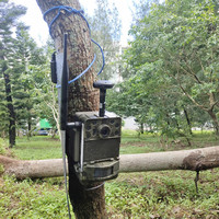 Caméra de piste de chasse numérique infrarouge 20MP 4K étanche IP68 avec vision nocturne 4G batterie temps piège à animaux carte mémoire SD