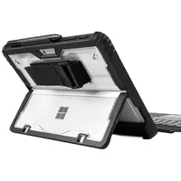 माइक्रोसॉफ्ट सर्फेस प्रो 7 एक्रिलिक पारदर्शी मामले के लिए कंधे का पट्टा के साथ और हाथ पकड़ बेल्ट प्रो 8 गोली लैपटॉप मामले