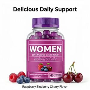 Complément Alimentaire <span class=keywords><strong>Multivitamin</strong></span>é en Gummies pour Femmes, Marque Privée OEM, Soutien Immunitaire et Énergétique, pour la Santé Féminine Adulte - Product Image 4