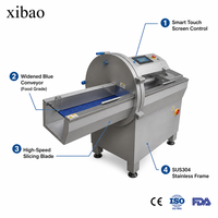 Machine industrielle automatique de découpe de viande, coupe-viande commercial en acier inoxydable, équipement de transformation de la viande pour usine
