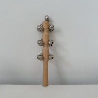 2026 New Arrival Wood Handle Hand Bells Christmas Hand Held