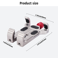 Support de caméra d'action CAME-TV Premium de haute qualité, léger, en alliage d'aluminium CNC, avec poignée adaptative et extension modulaire