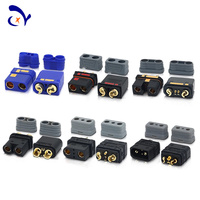 Adaptateur Électrique Rapide QS8-S pour Voiture, Anti-Étincelle, Courant Élevé 110A 500V, Connecteur 2P Mâle/Femelle à Contacts en Laiton