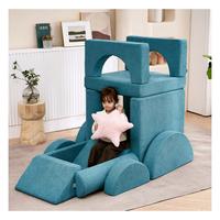DIY Toddler Folding Modular Floor Sofa Canapé Meubles de salle de jeux pour enfants pour la chambre et le salon