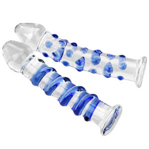Glazen <span class=keywords><strong>Dildo</strong></span> Butt Plug Kralen Erotische Seksspeelstimulator Voor Koppels Volwassen Producten - Product Image 3