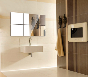Sin marco montado en la pared de espejos, decoración de la pared de espejo de baño con Nueva Esperanza marca - Product Image 4