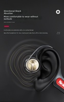 Écouteurs à conduction osseuse sans fil – Conception non intra-auriculaire, étanchéité IPX5, commande vocale pour la course à pied
