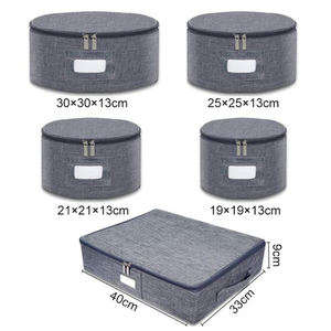 Boîte de rangement ronde à <span class=keywords><strong>coque</strong></span> dure, support de tasse, protection de la plaque de cuisine, organisateur de rangement de la vaisselle - Product Image 2