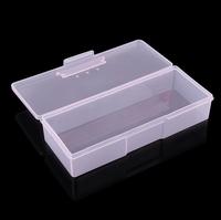 Vide Transparent En Plastique Nail Art Conteneur Boîte Portable De Stockage Ongles Outil Organisateur Boîtes
