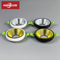 2025 nouveau encastré GU10 Downlight PC boîtier sans garniture cadre rond projecteur salon chambre éclairage à la maison