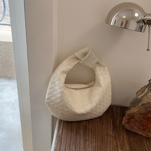 Borsa a Tracolla da Donna Fatta a Mano, Stile Hobo, con Cerniera e Fodera in PU, Modello Concord - Product Image 1