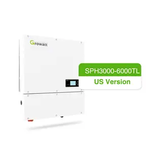 Growatt USA Certificate Original Hybrid Solar Inverters 6kw Split Phase 120v 240v CE TUV INMENTRO