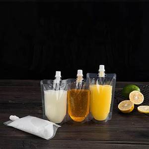 Wholesale Stand Up Suction Nozzal Icing Spout Pouch for Juice - Product Image 5