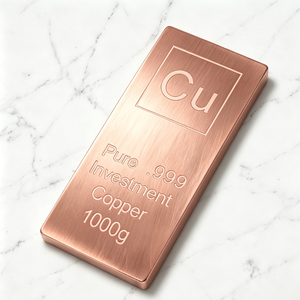 Barra de Cobre Industrial de Alta Pureza 999 Certificada, Sin Aleación, de 1 kg, con Servicios de Doblado, Corte y Soldadura - Product Image 5