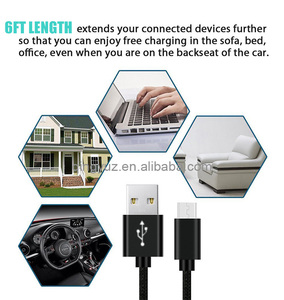 <span class=keywords><strong>New</strong></span> 0.25M Nylon Bện Micro USB Sạc Cáp V8 2.0 Tinh Khiết Đồng Dữ Liệu <span class=keywords><strong>Sync</strong></span> Cord Đố<span class=keywords><strong>i</strong></span> Vớ<span class=keywords><strong>i</strong></span> <span class=keywords><strong>iPhone</strong></span> Cho Samsung Cho Galaxy Đ<span class=keywords><strong>i</strong></span>ện Thoạ<span class=keywords><strong>i</strong></span> Di Động - Product Image 5