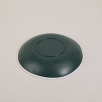Assiette ronde en mélamine bicolore, résistante aux chocs, pour salade, pâtes, dessert, utilisable dans les hôtels, restaurants et services de traiteur.