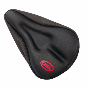 Coussin de selle de vélo pliable en mousse de silicone 3D confortable et non planaire, style simple, housse de selle de vélo pour vélos de route - Product Image 1