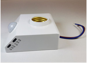 Беспроводной инфракрасный индукционный датчик движения PIR держатель лампы E27 Регулируемый Интеллектуальный переключатель управления светом светодиодный держатель лампы - Product Image 4