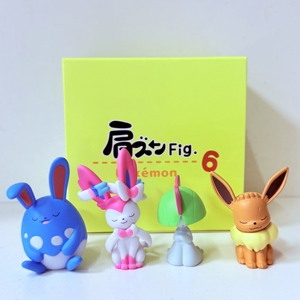Set de 4 Figuras de Anime Pokéball en Caja Ciega, Personajes Eevee y Marill, para Regalo - Product Image 3