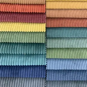 Vải Nhung Kẻ Polyester Vải Nhung Kẻ Dệt Và Vải Cho Sofa Vải Nhung Kẻ Túi Tote Vải Dệt