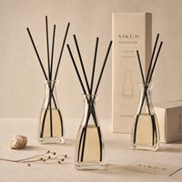 Diffuseur de parfum d'ambiance AIKUN en verre cristal de luxe, Pêre anglaise et Freesia, longue durée, parfum naturel pour la maison, décoration d'intérieur