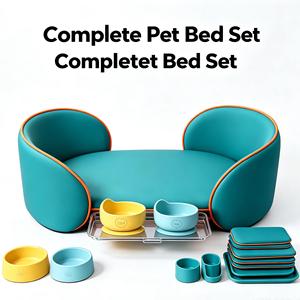 Small Elevated Pet <b>Bed</b> Luxury Waterproof Washable Cat <b>Dog</b> <b>Bed</b> Modern Raised Design for Indoor Use - Product Image 1